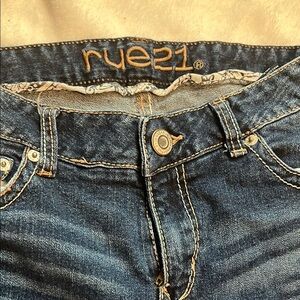Rue21 High Rise Dark Blue Jeans